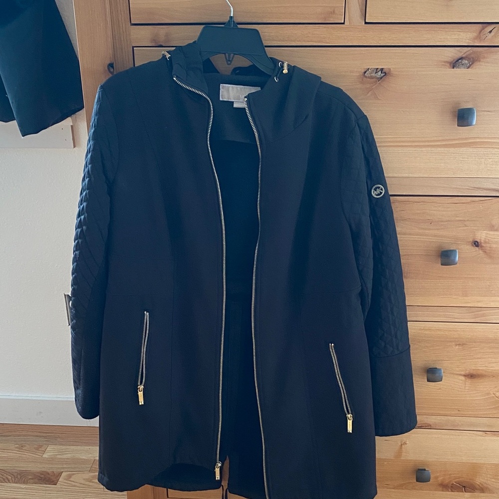 Michael Kors Black Quilted Jacket